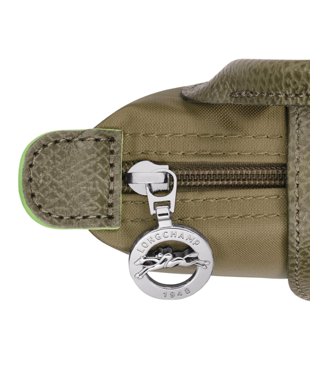 LONGCHAMP Зеленая сумка тоут, фото 5