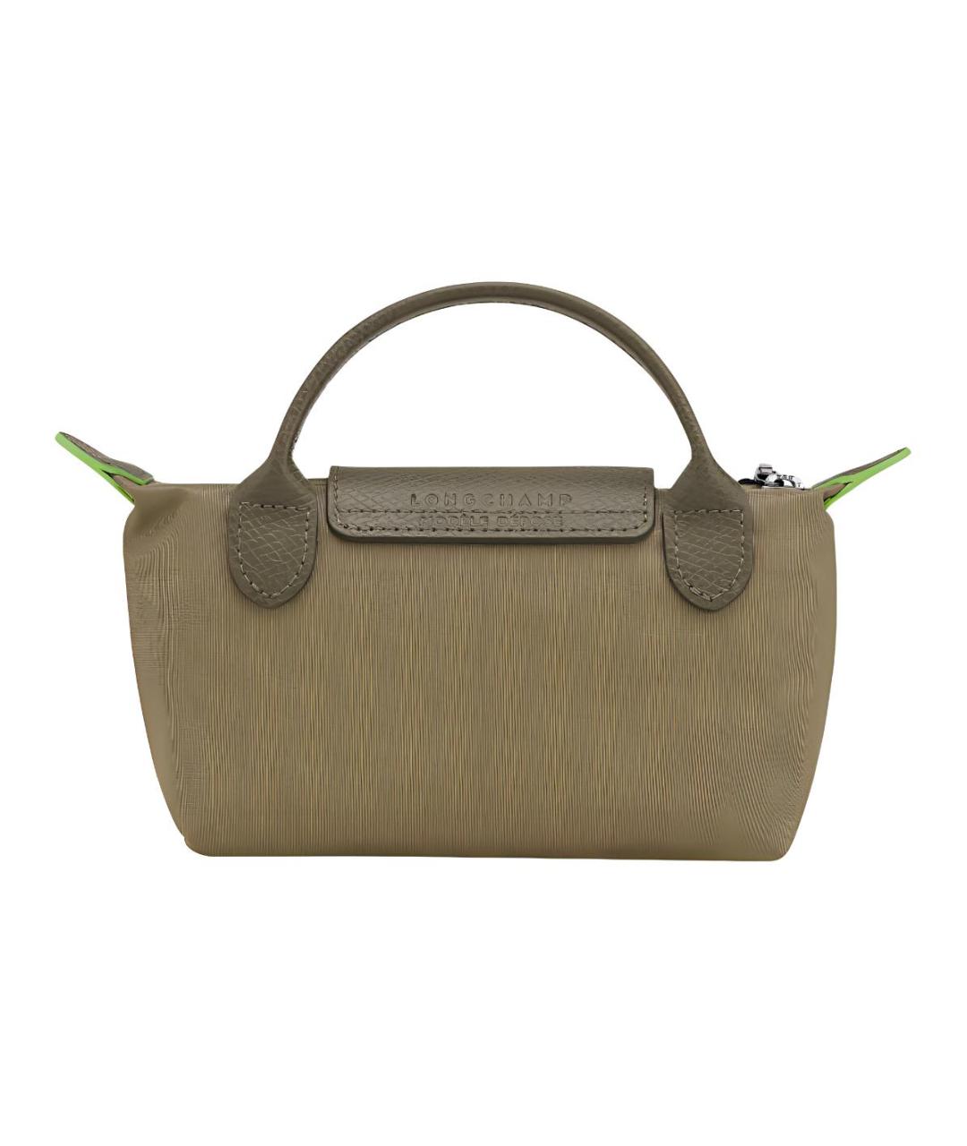 LONGCHAMP Зеленая сумка тоут, фото 3