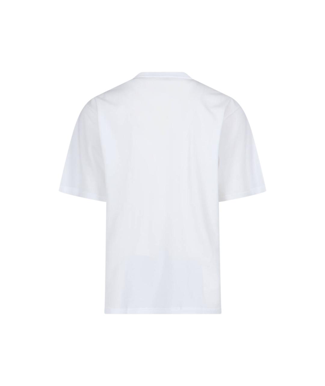 DOLCE&GABBANA Белая хлопковая футболка, фото 2