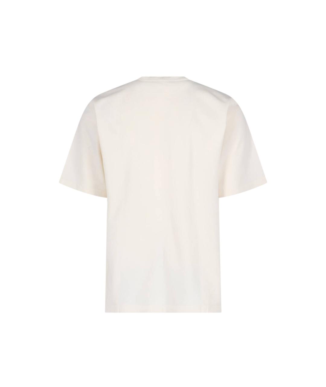 DOLCE&GABBANA Белая хлопковая футболка, фото 2