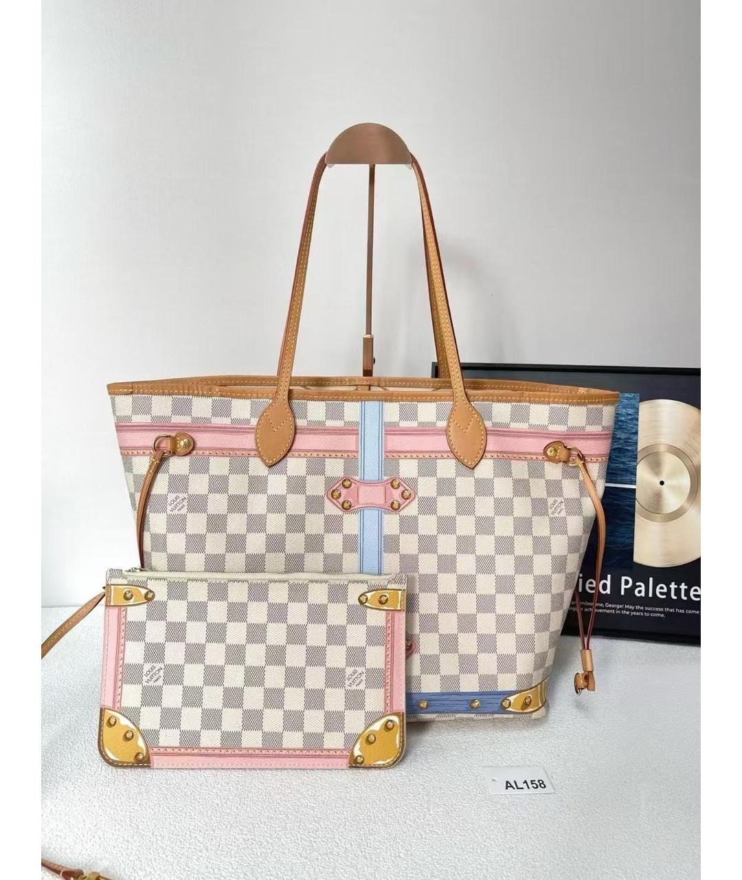 LOUIS VUITTON Белая сумка тоут, фото 3