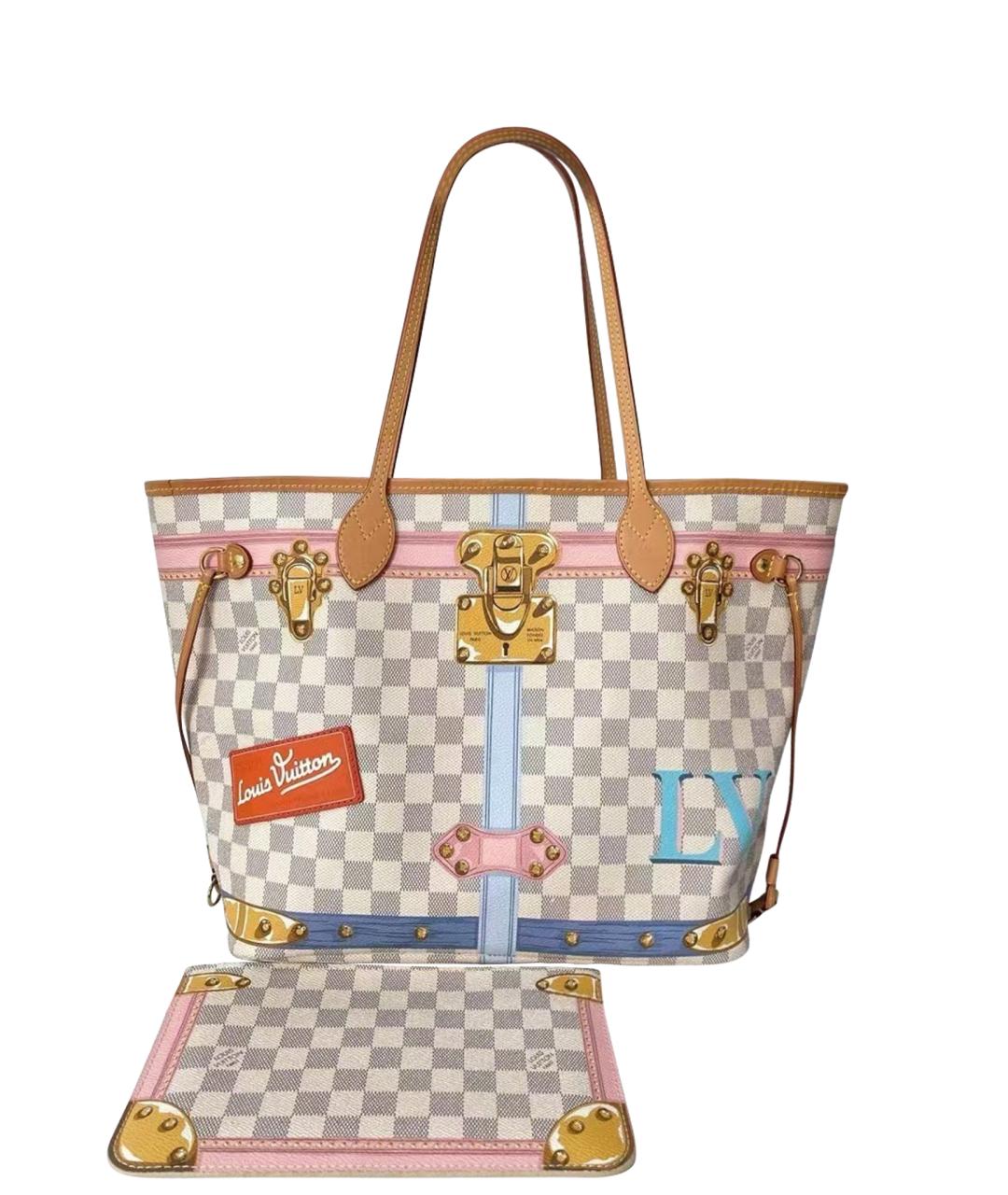 LOUIS VUITTON Белая сумка тоут, фото 1