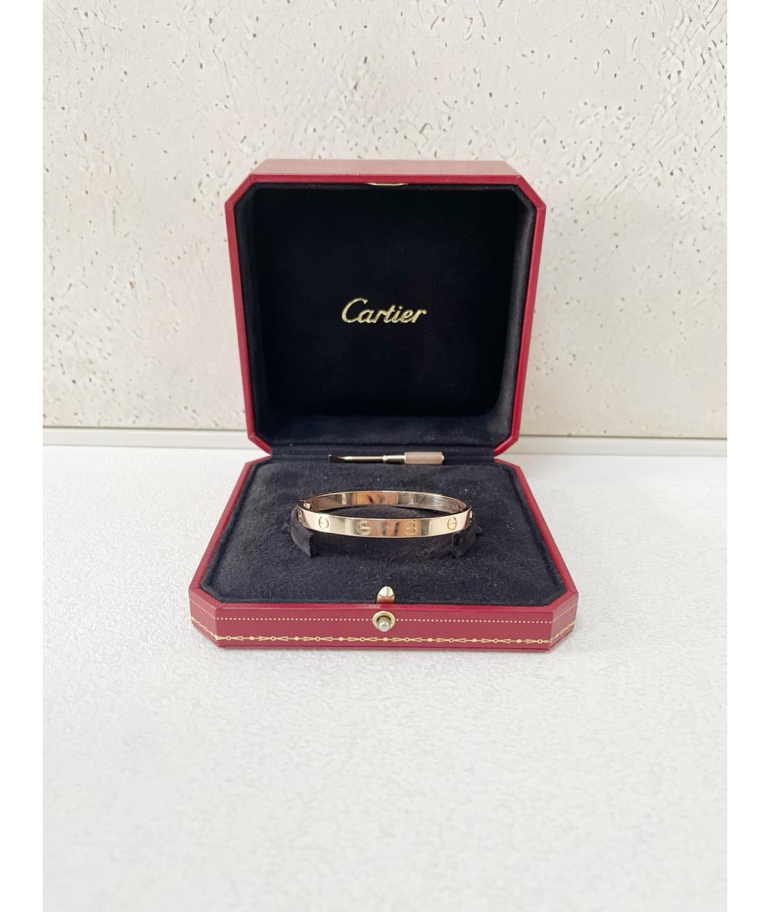 CARTIER Золотой браслет из розового золота, фото 5