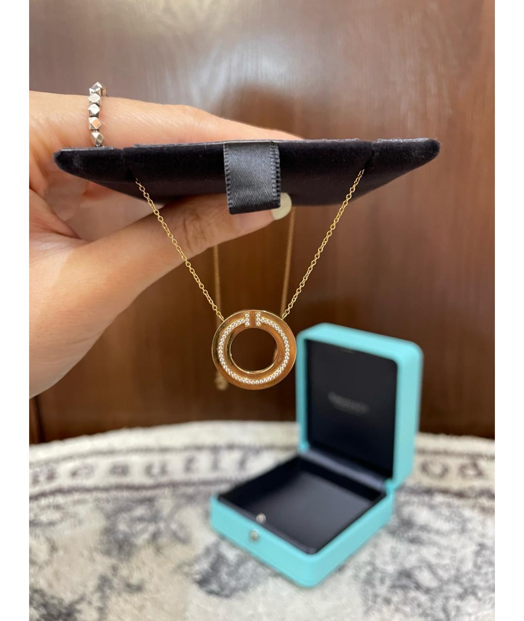 TIFFANY&CO Розовое колье из розового золота, фото 3
