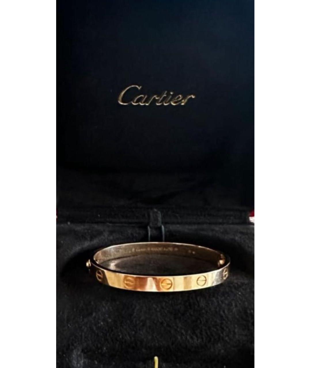 CARTIER Золотой браслет из розового золота, фото 3