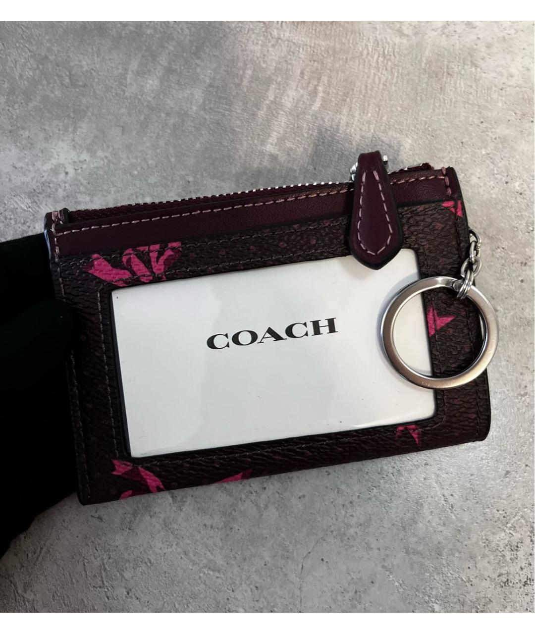 COACH Коричневый кардхолдер, фото 3