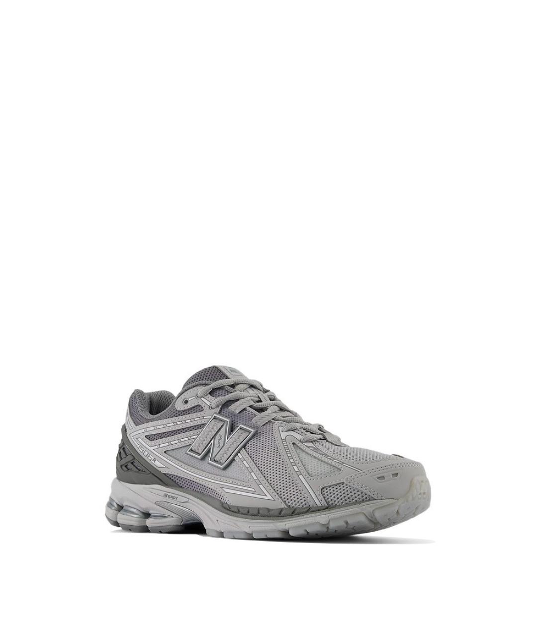 NEW BALANCE Серые текстильные низкие кроссовки / кеды, фото 2