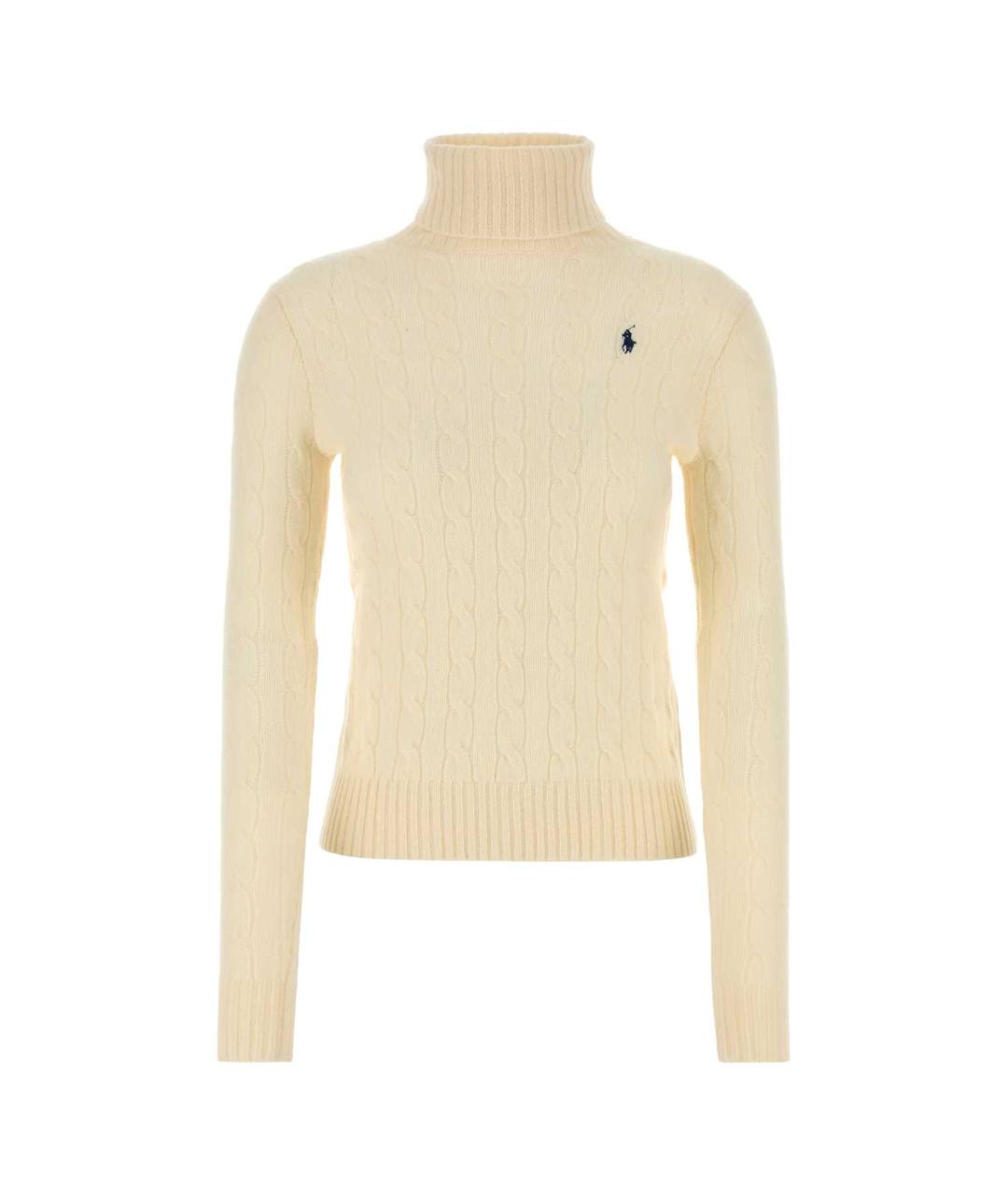 POLO RALPH LAUREN Бежевый кашемировый джемпер / свитер, фото 1
