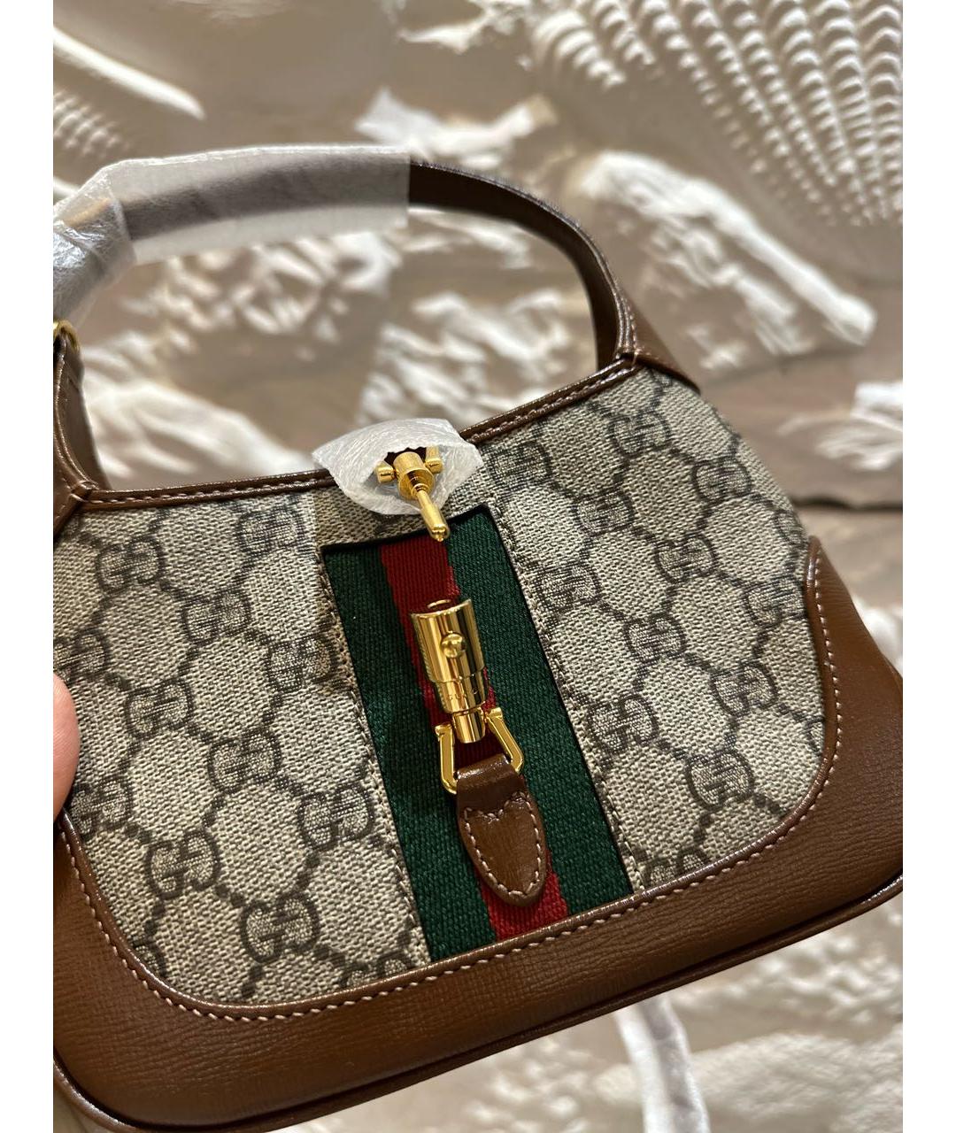 GUCCI Кожаная сумка через плечо, фото 5