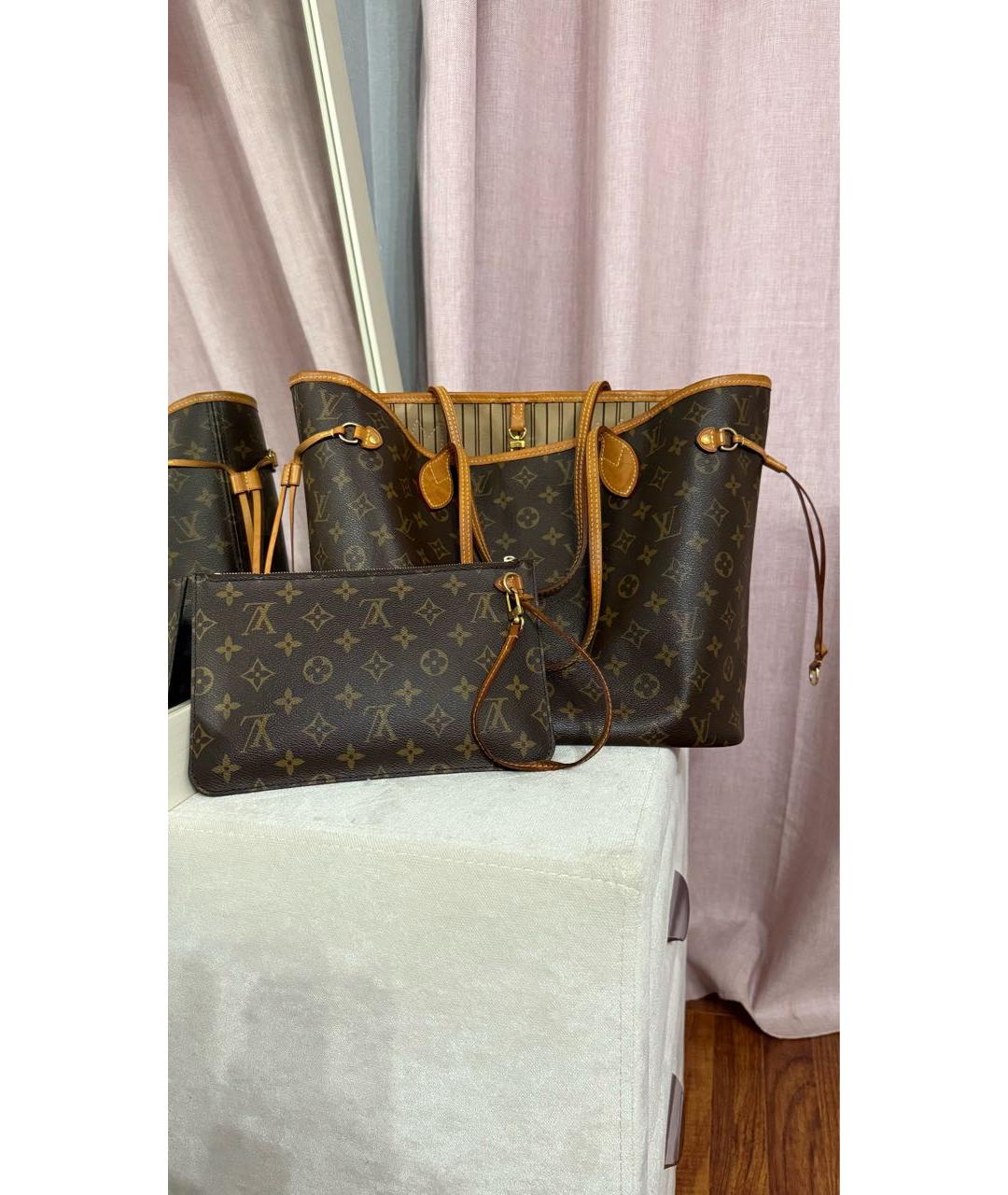 LOUIS VUITTON Коричневая сумка тоут, фото 2