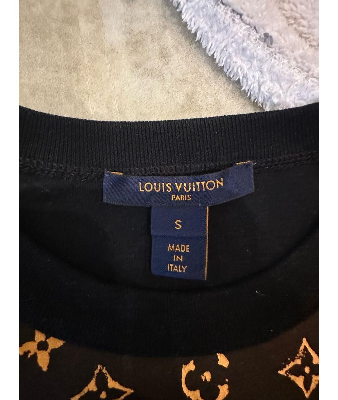 LOUIS VUITTON Хлопковая футболка, фото 3