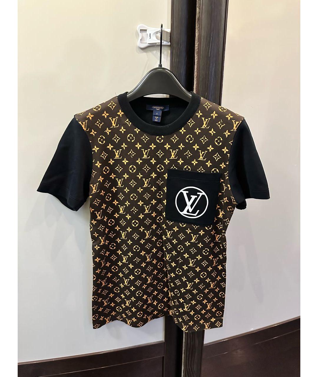 LOUIS VUITTON Хлопковая футболка, фото 4
