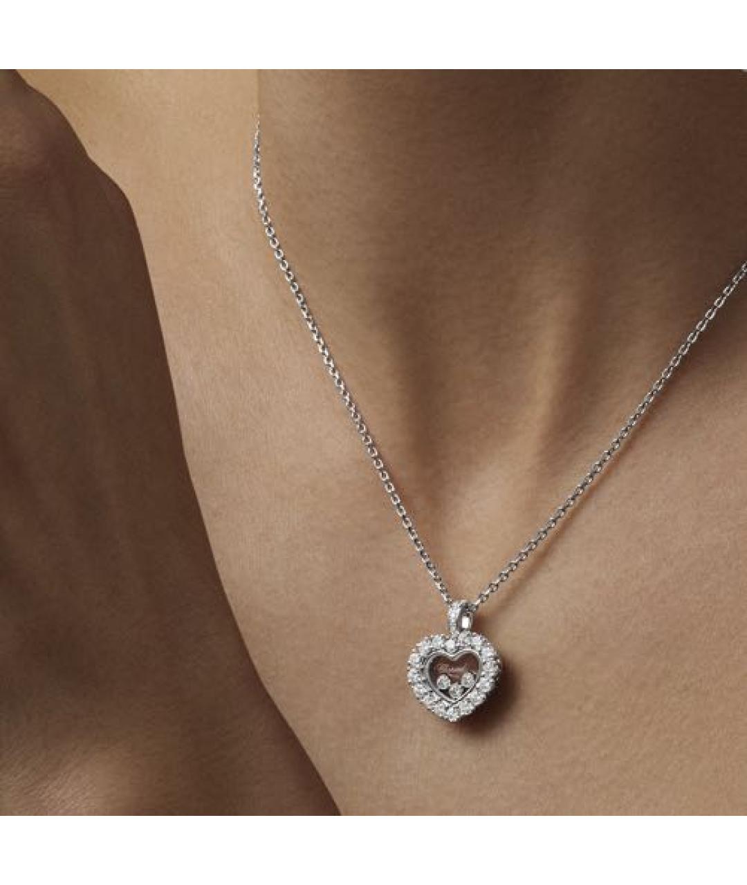 CHOPARD Серебряное колье из белого золота, фото 3