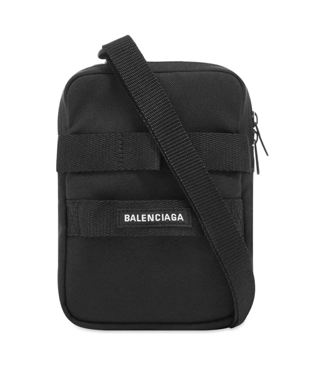 BALENCIAGA Черная сумка на плечо, фото 3