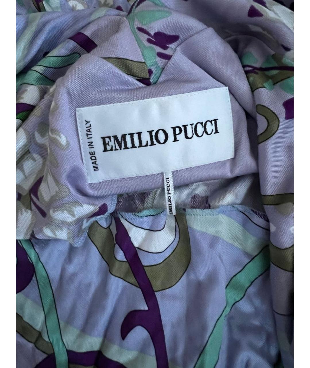 EMILIO PUCCI Мульти вискозное платье, фото 4