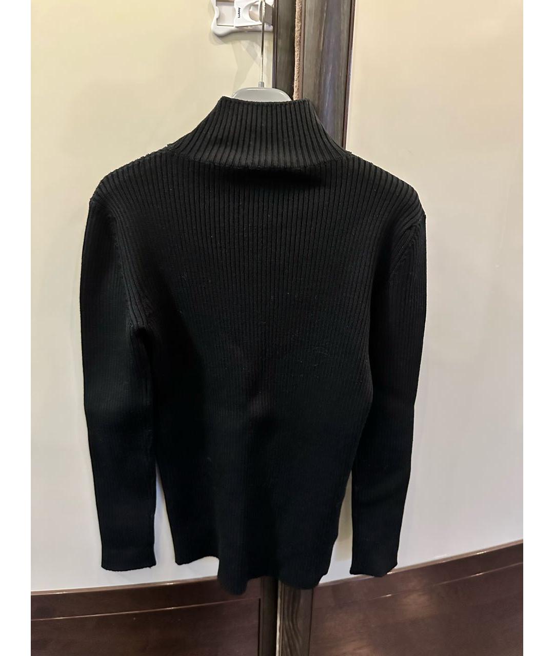 PRADA Черный шерстяной джемпер / свитер, фото 2