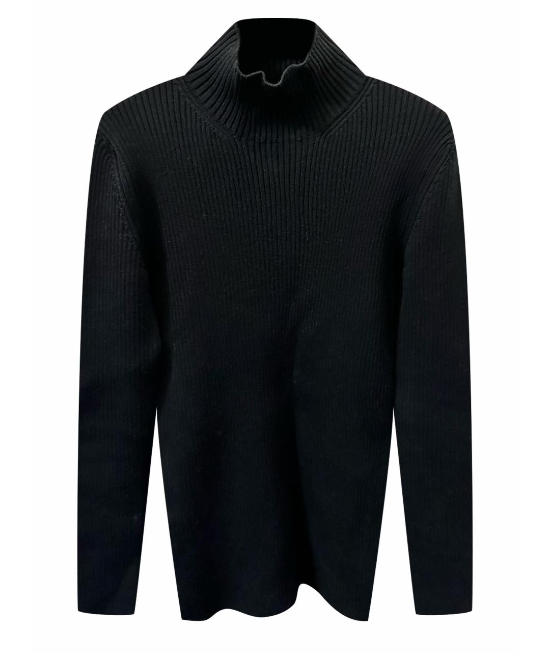 PRADA Черный шерстяной джемпер / свитер, фото 1