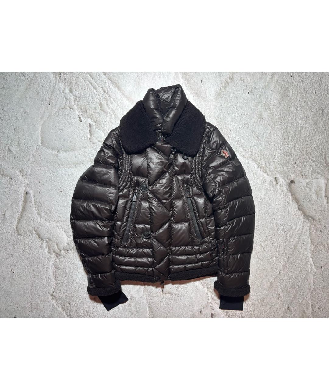 MONCLER GRENOBLE Коричневый пуховик, фото 9