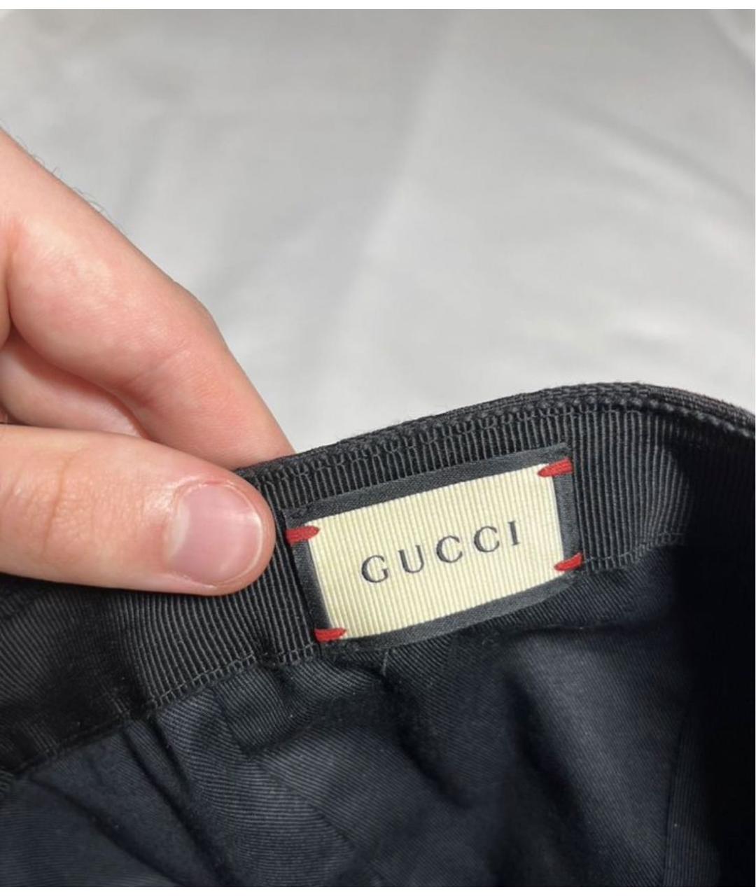 GUCCI Черная кепка/бейсболка, фото 3