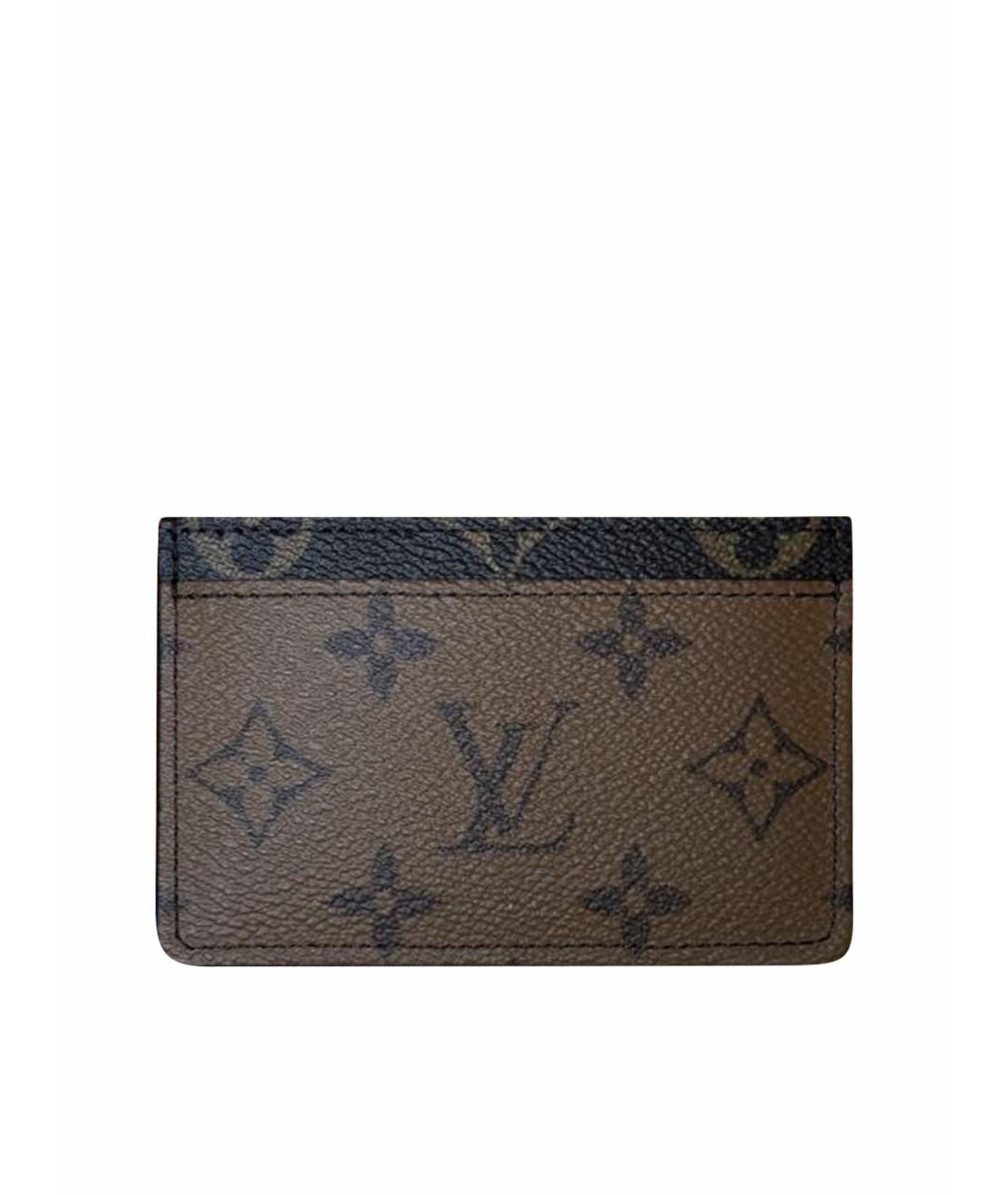 LOUIS VUITTON Коричневая визитница, фото 1