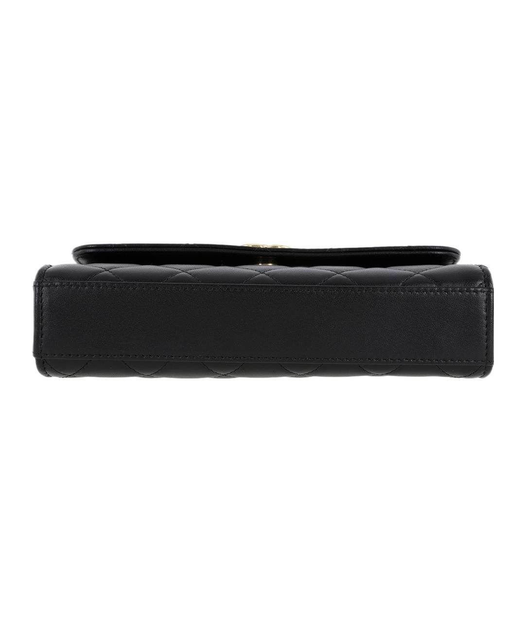 CHANEL Черная кожаная сумка через плечо, фото 4