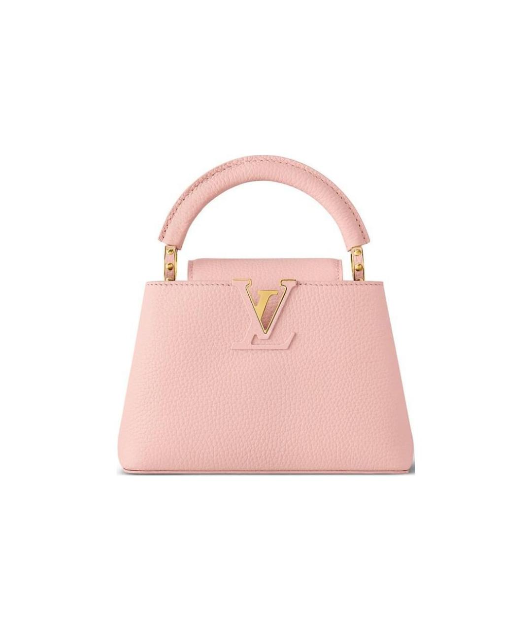LOUIS VUITTON Розовая кожаная сумка через плечо, фото 1