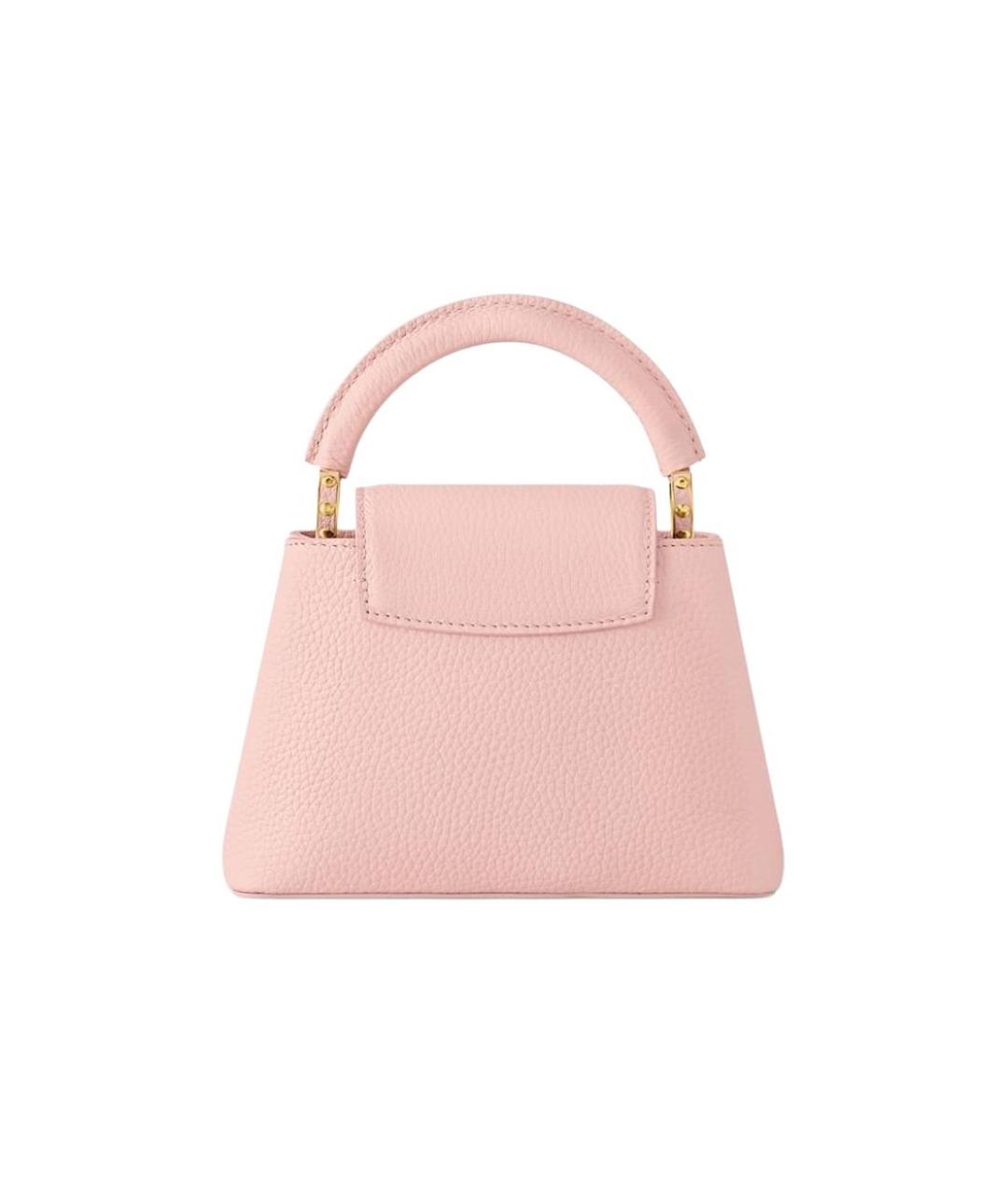 LOUIS VUITTON Розовая кожаная сумка через плечо, фото 3