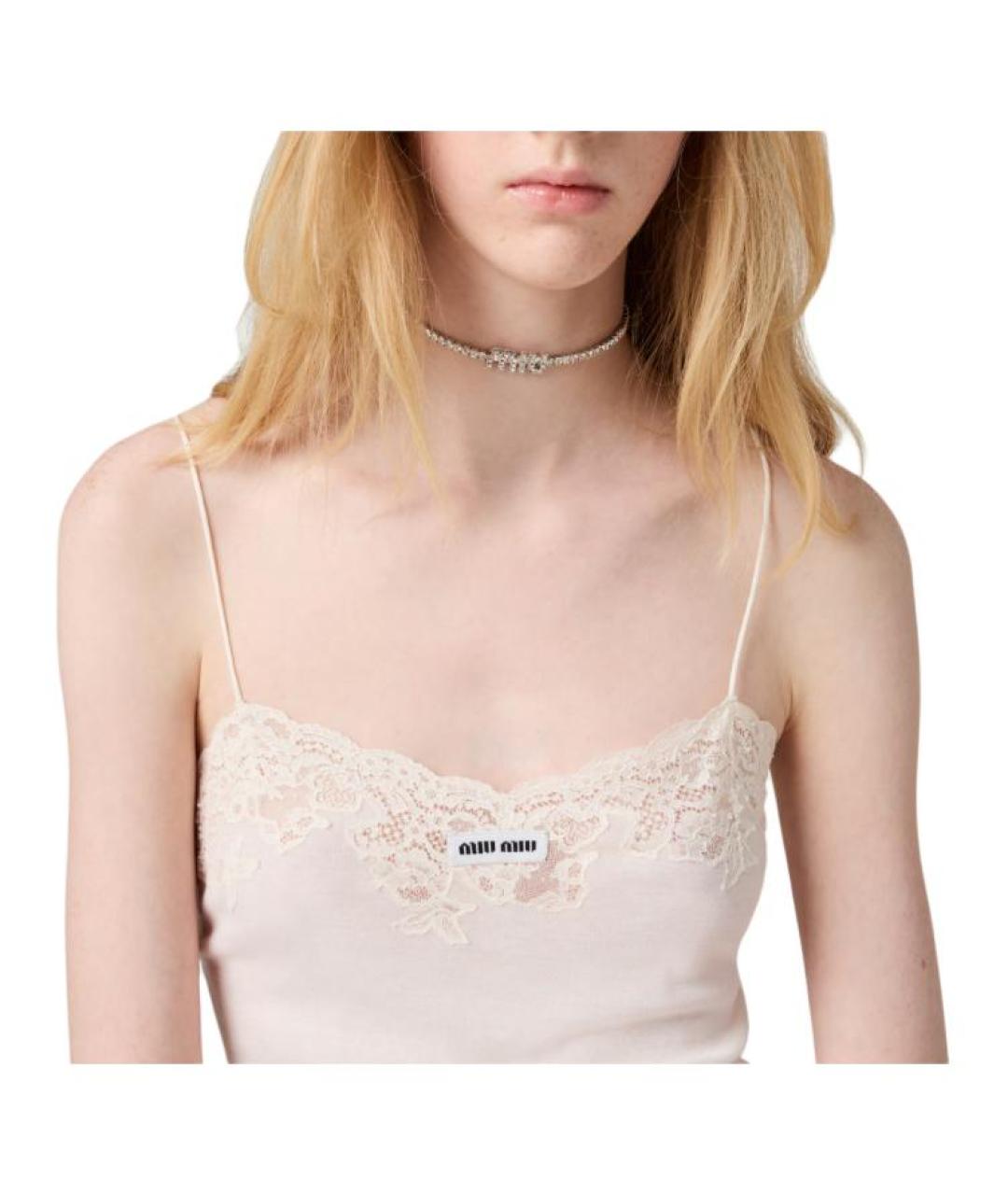 MIU MIU Серебряное колье, фото 5