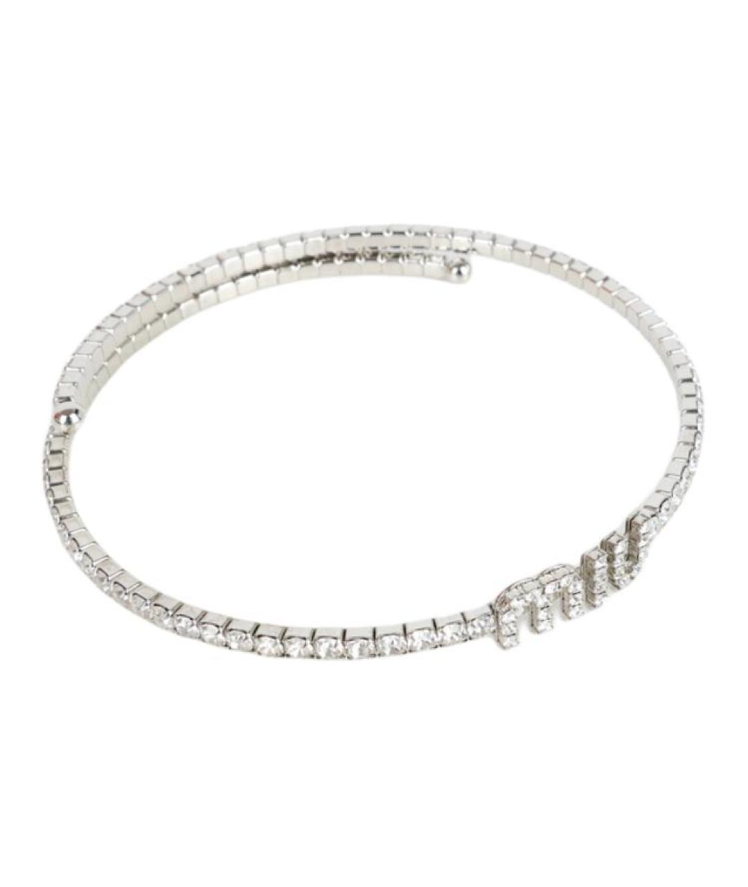 MIU MIU Серебряное колье, фото 2