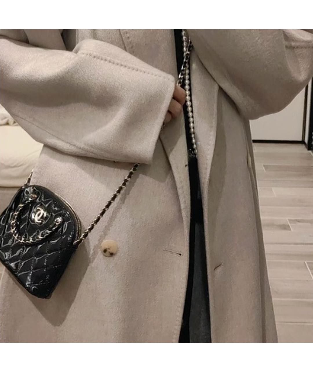 CHANEL Черная кожаная сумка через плечо, фото 5