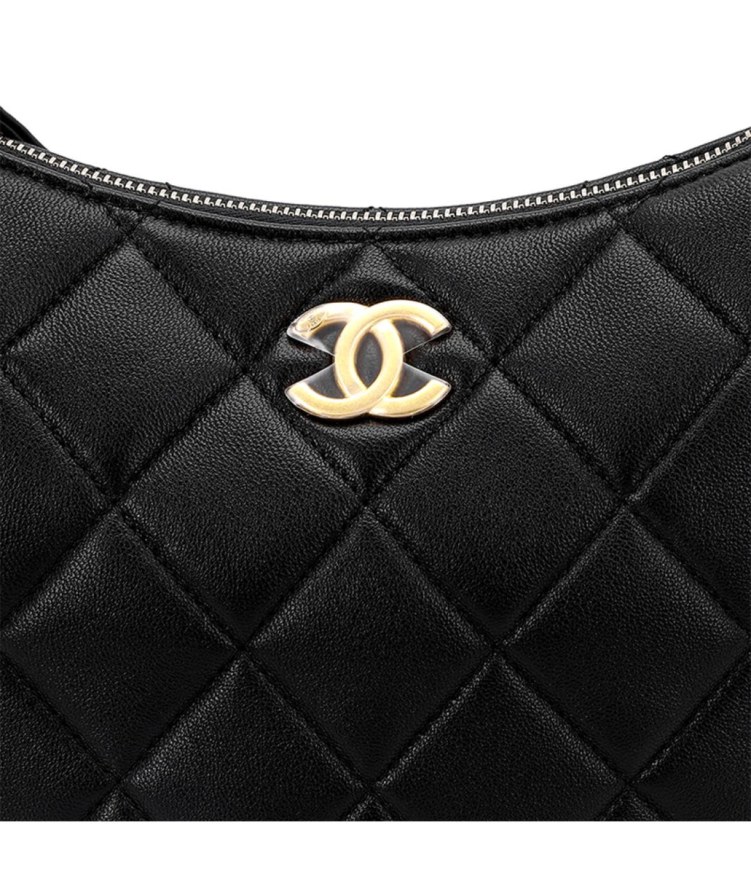 CHANEL Черная сумка через плечо, фото 6