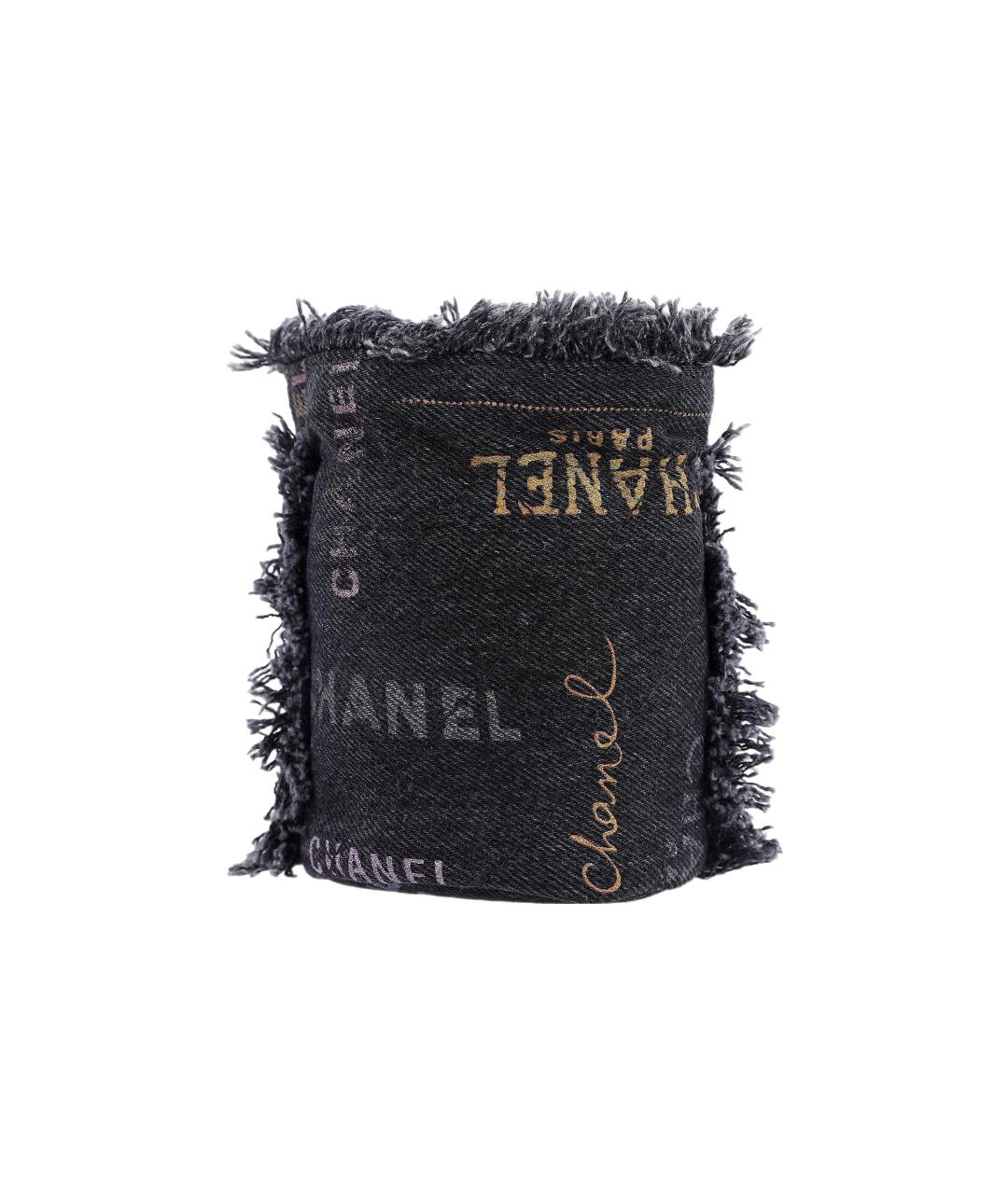 CHANEL Черная сумка через плечо, фото 3