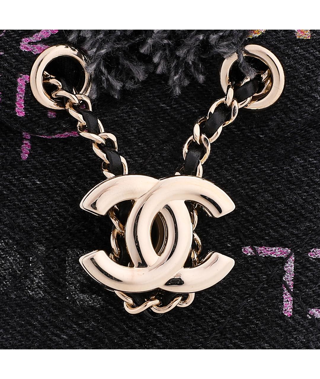 CHANEL Черная сумка через плечо, фото 4