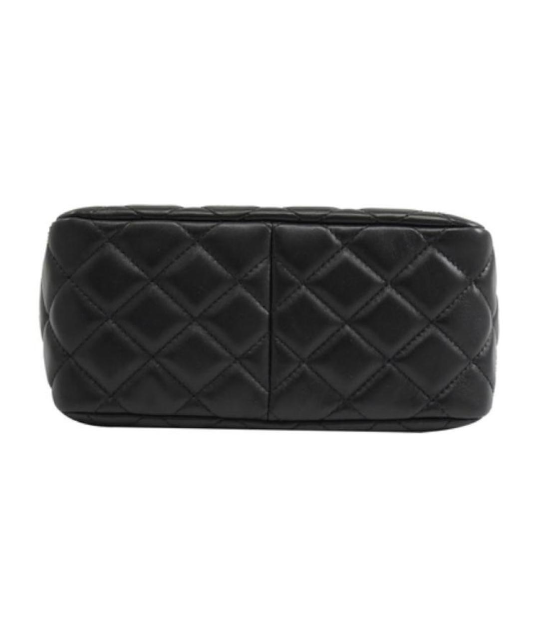 CHANEL Черная кожаная сумка через плечо, фото 4