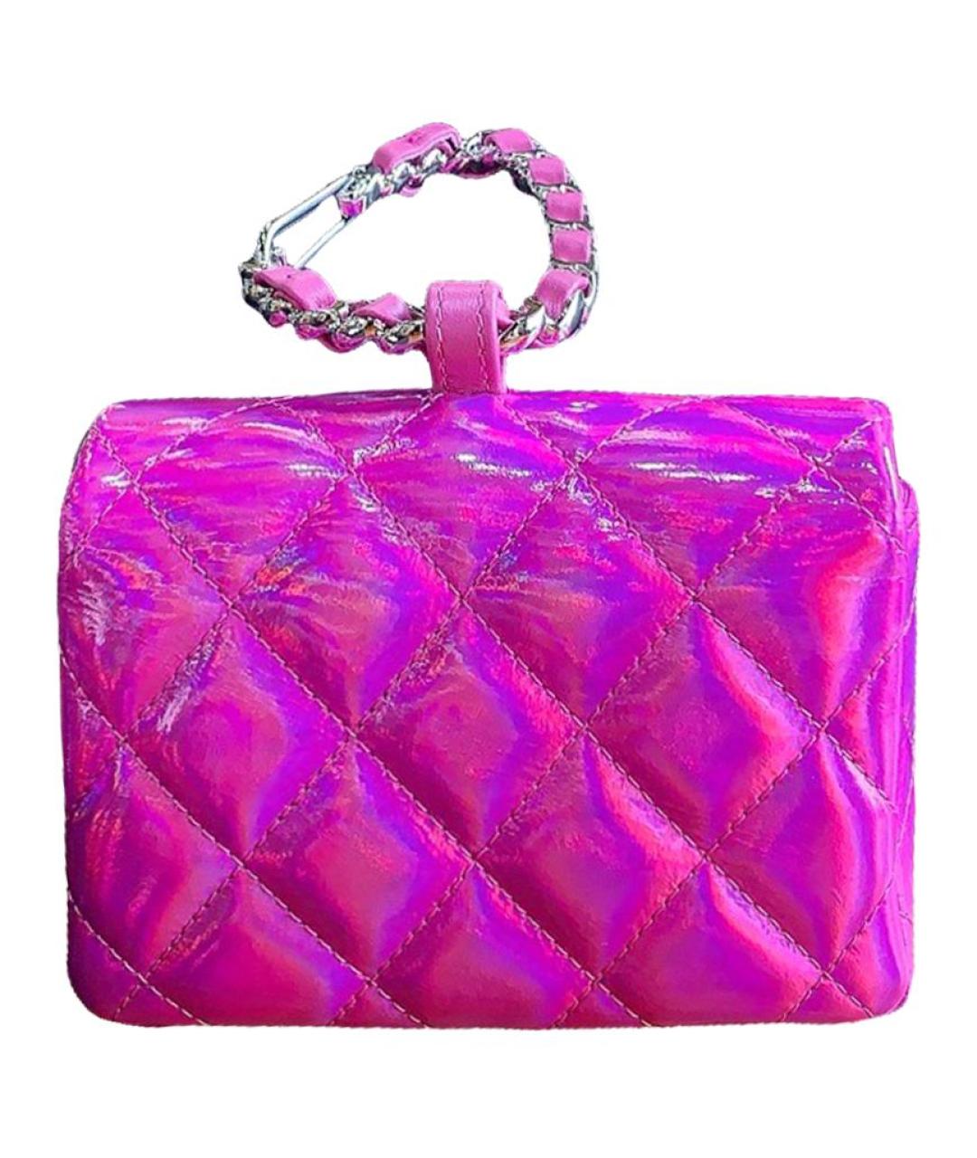 CHANEL Розовая сумка через плечо, фото 4