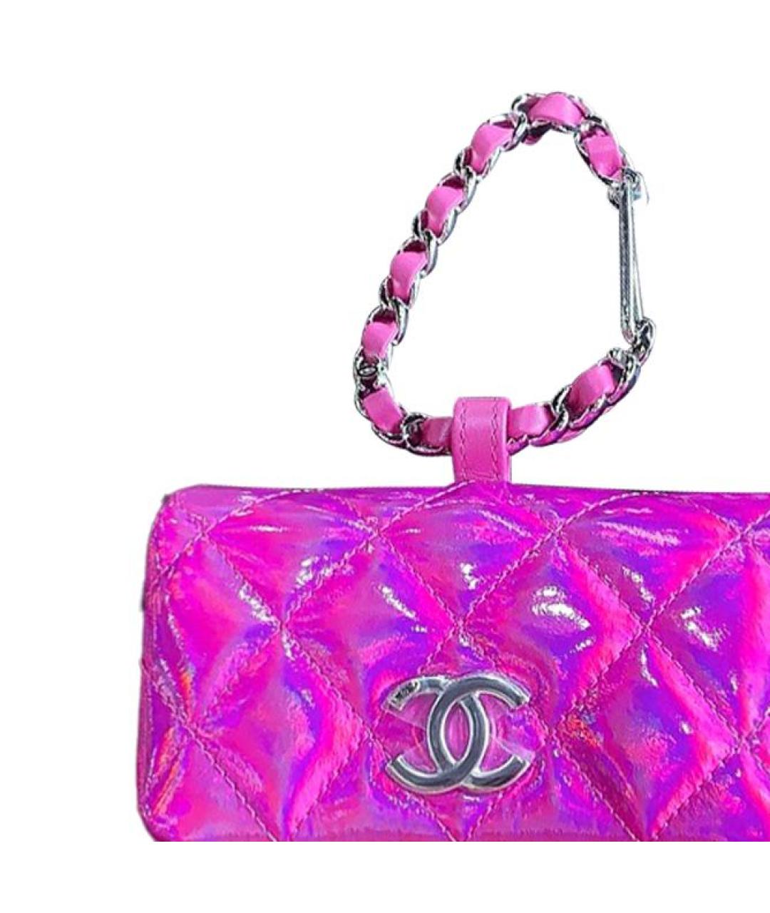 CHANEL Розовая сумка через плечо, фото 8