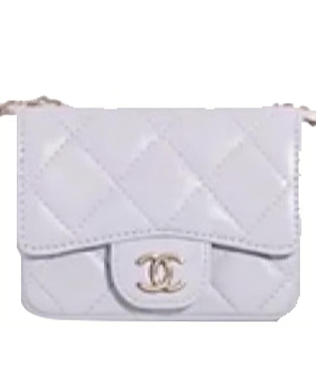 CHANEL Фиолетовая кожаная поясная сумка, фото 2