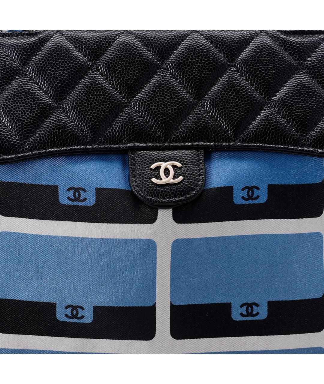 CHANEL Синяя сумка через плечо, фото 5