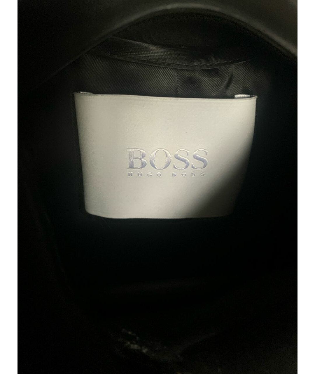 HUGO BOSS Черное шерстяное пальто, фото 3