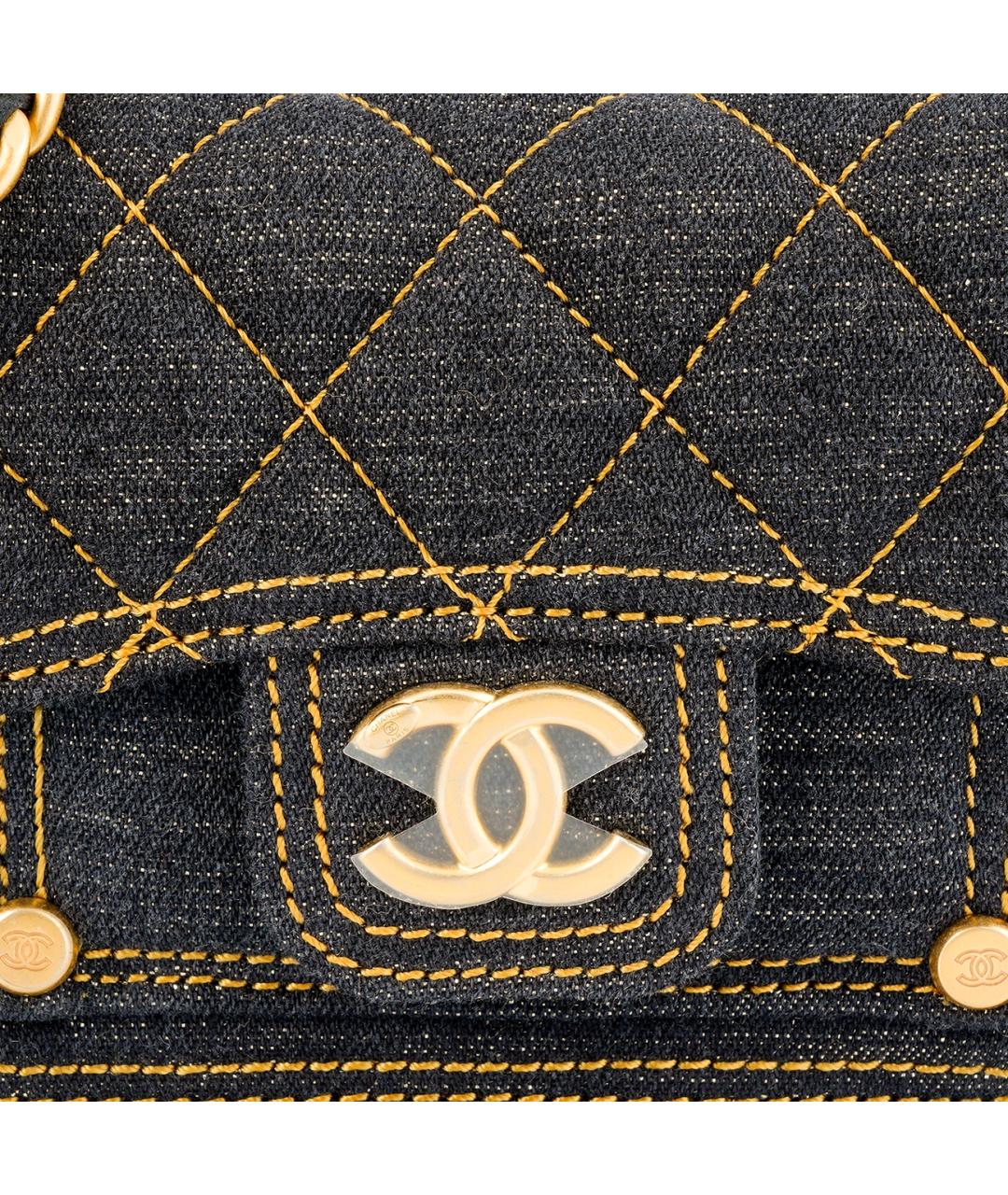 CHANEL Черная сумка через плечо, фото 5