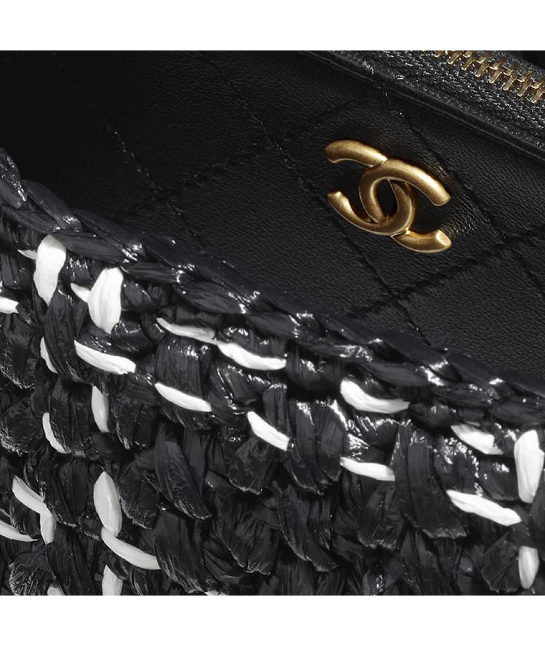 CHANEL Черная твидовая сумка через плечо, фото 4