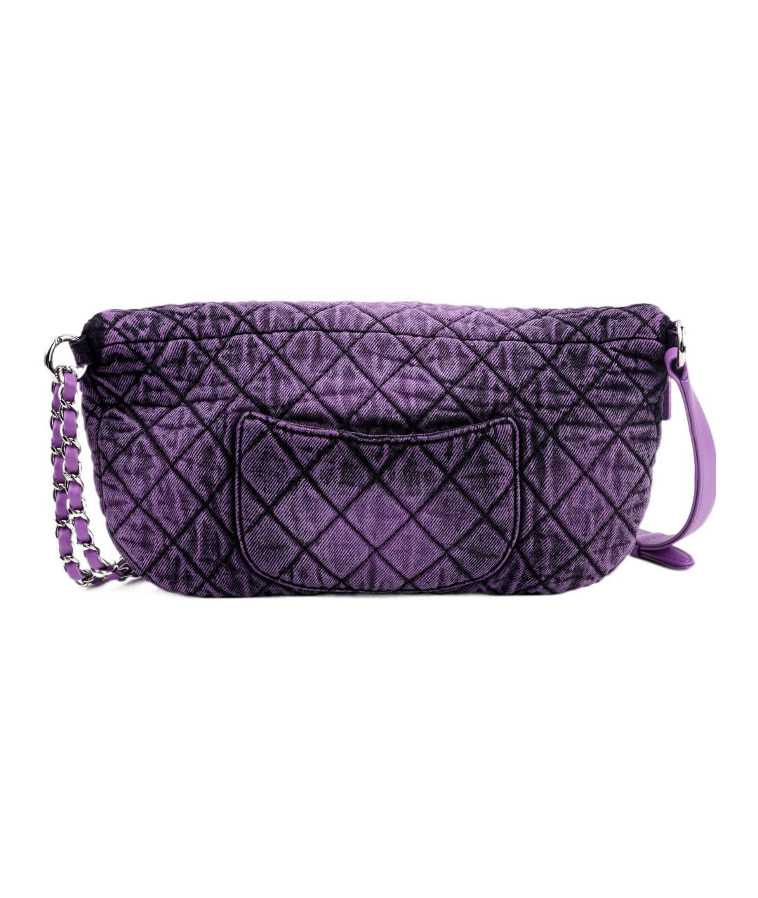 CHANEL Фиолетовая поясная сумка, фото 3