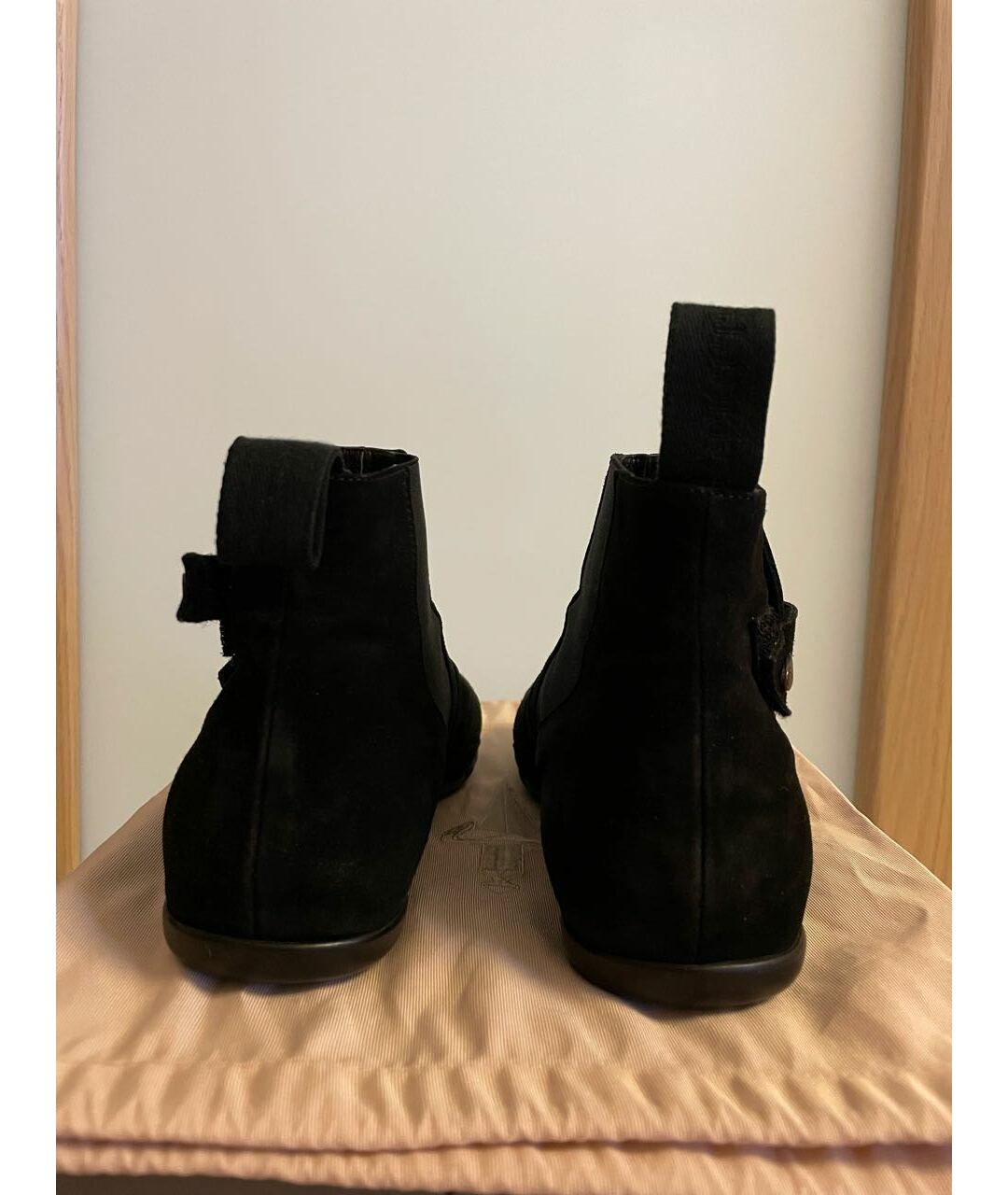 CESARE PACIOTTI Черные замшевые высокие ботинки, фото 3