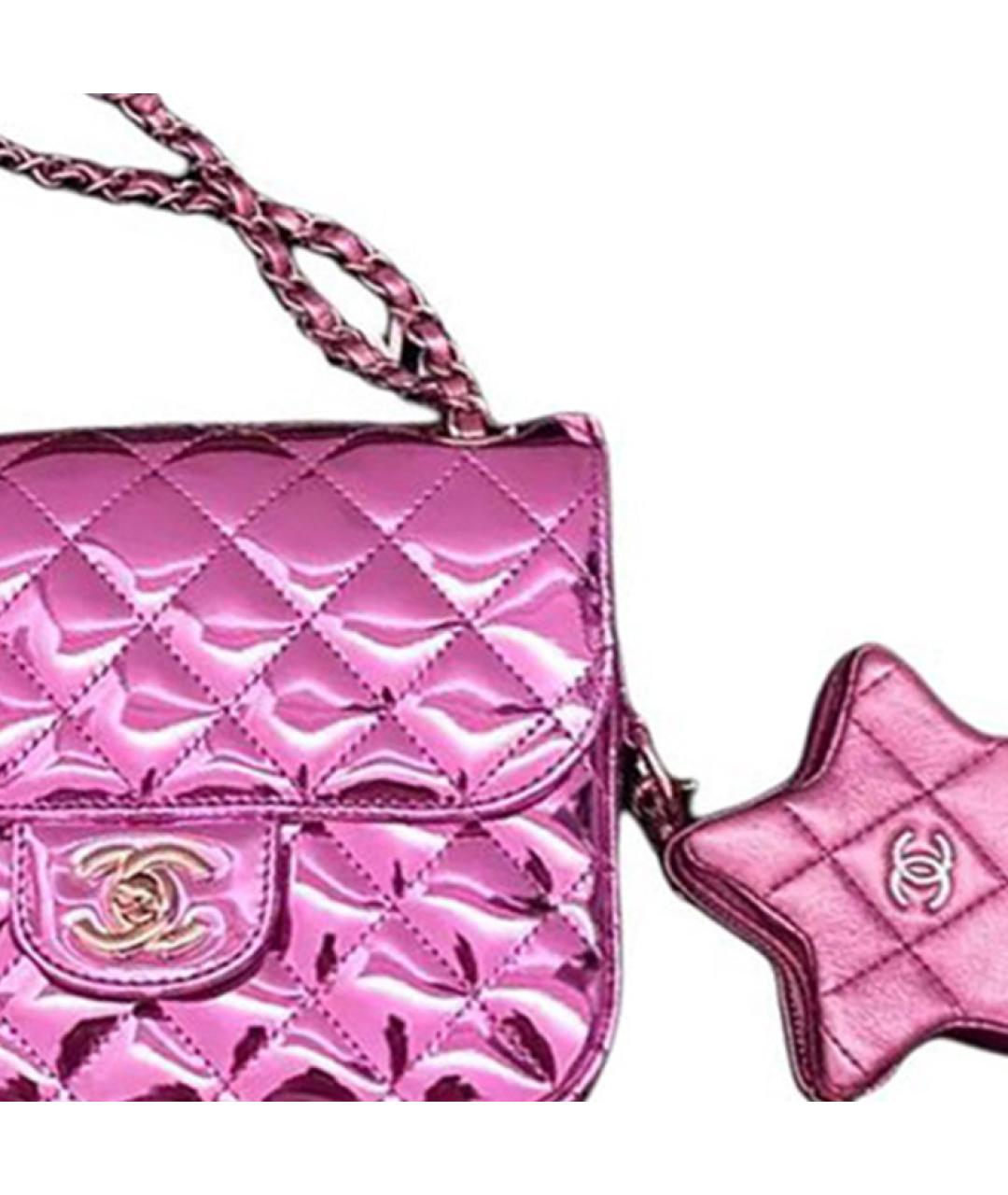 CHANEL Розовая сумка через плечо, фото 2