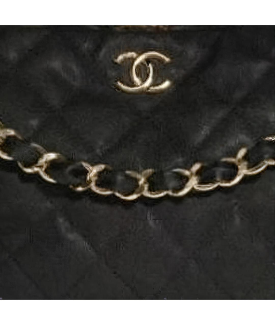 CHANEL Черная сумка через плечо, фото 3