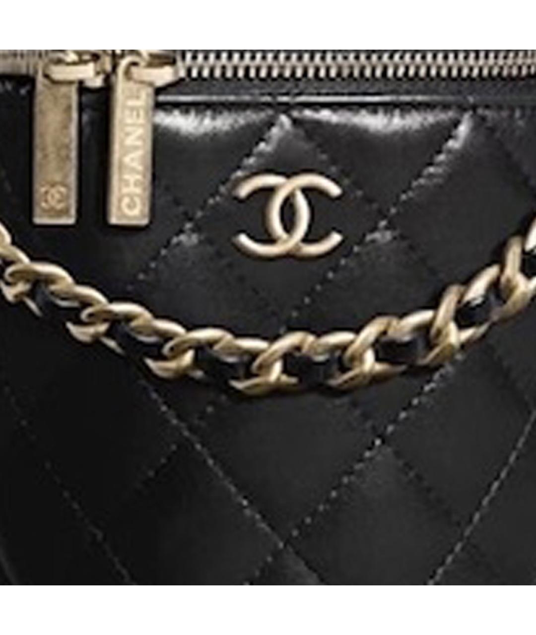 CHANEL Фиолетовая кожаная сумка через плечо, фото 4