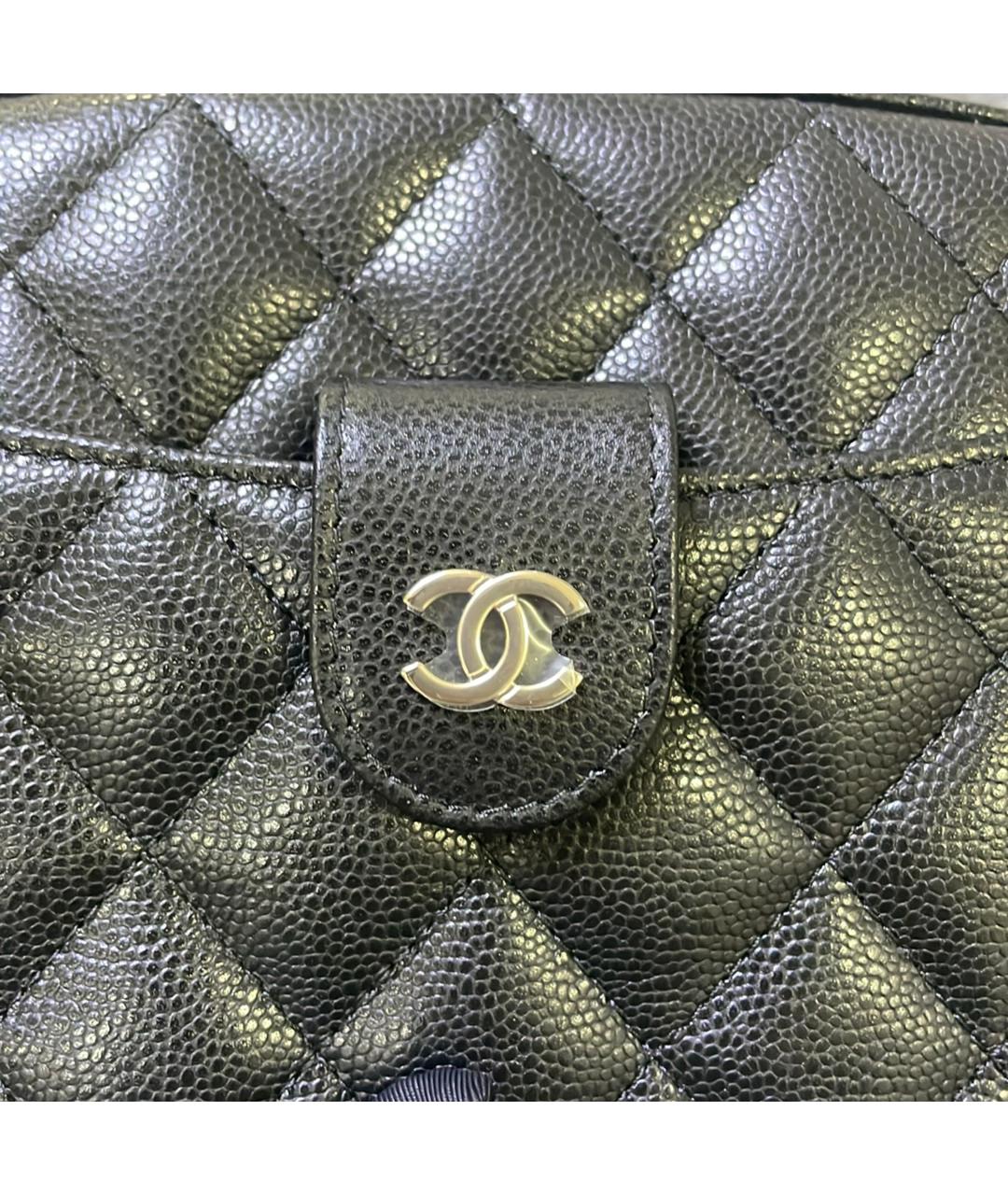 CHANEL Черная кожаная сумка через плечо, фото 2