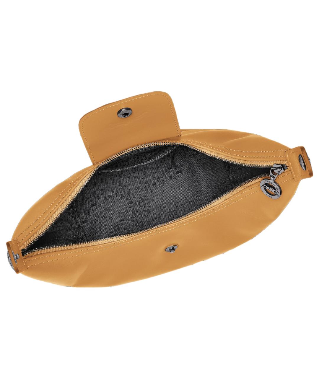 LONGCHAMP Желтая сумка с короткими ручками, фото 4