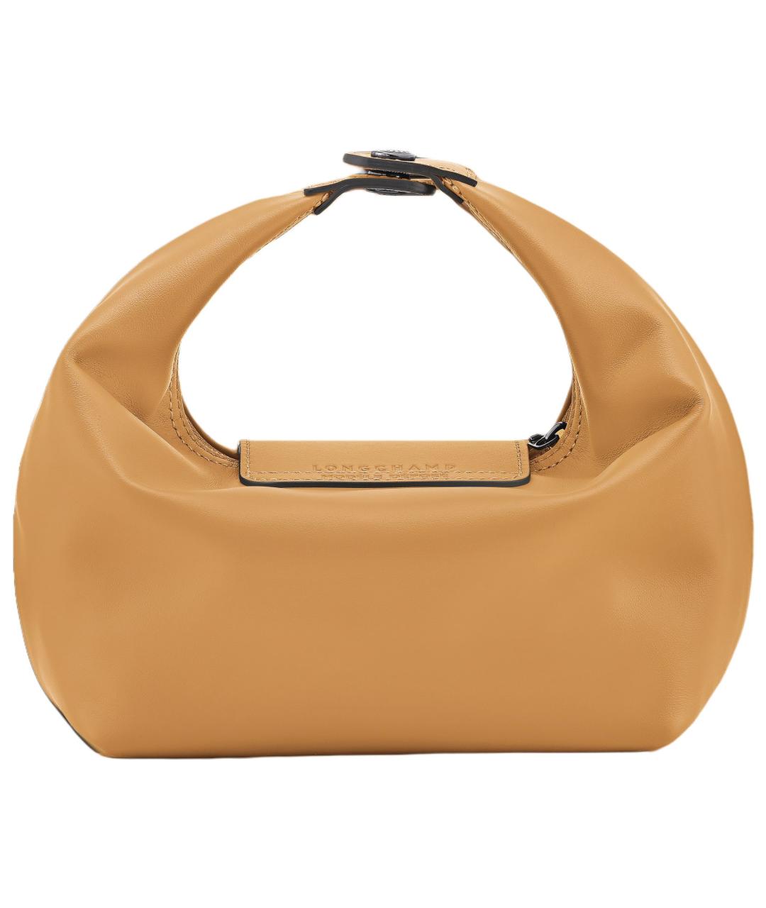 LONGCHAMP Желтая сумка с короткими ручками, фото 3