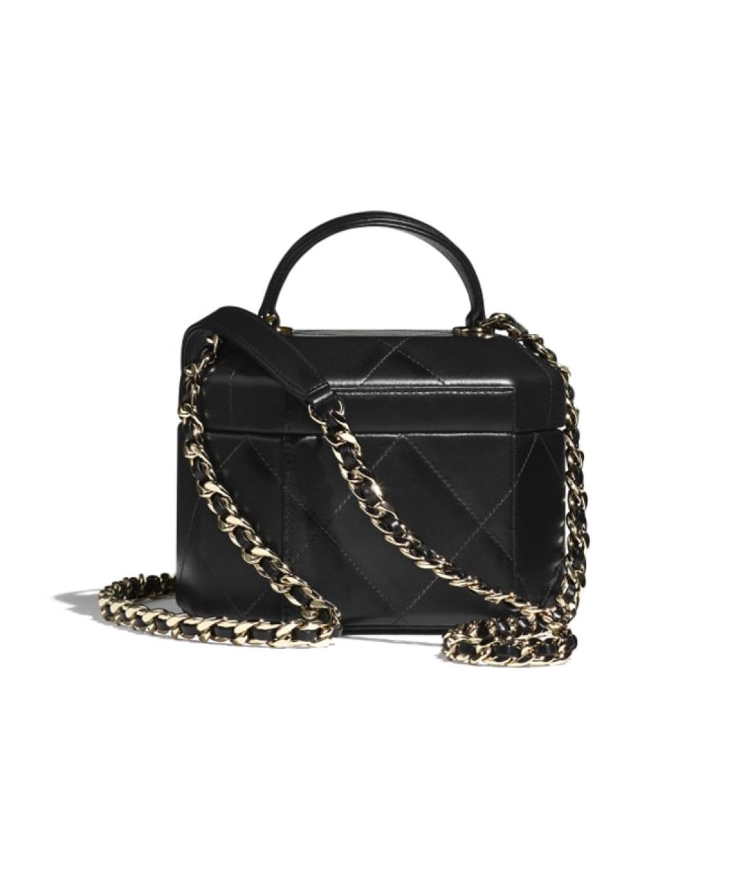CHANEL Черная кожаная косметичка, фото 2